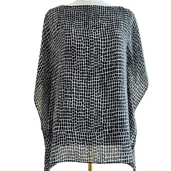 Calvin Klein Tops - Calvin Klein Black & White Tunic Sz Small